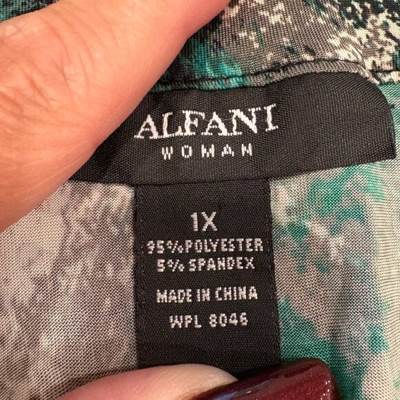 Gorgeous Alfani Silky Sequine Sleeveless Top with Draped Cowl Neckline - Picture 3 of 4